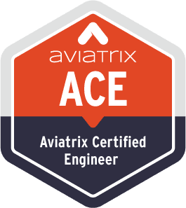 Aviatrix Certified Engineer - SecurityWall team certification badge