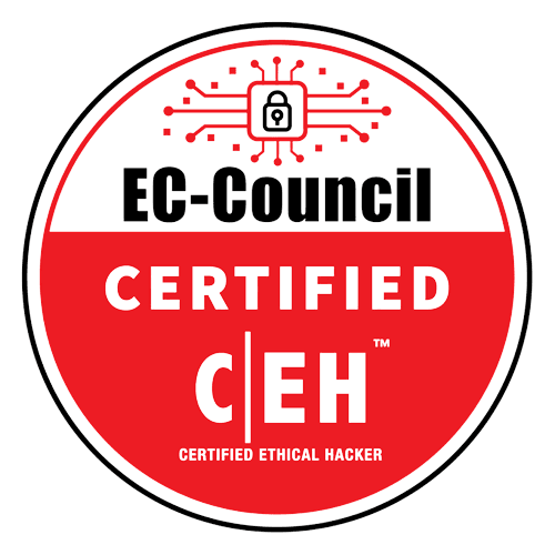 Certified Ethical Hacker - CEH - SecurityWall team certification badge
