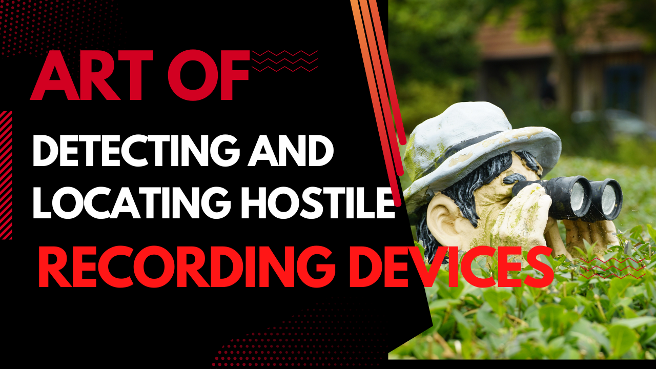 Art of Detecting and Locating Hostile Recording Devices