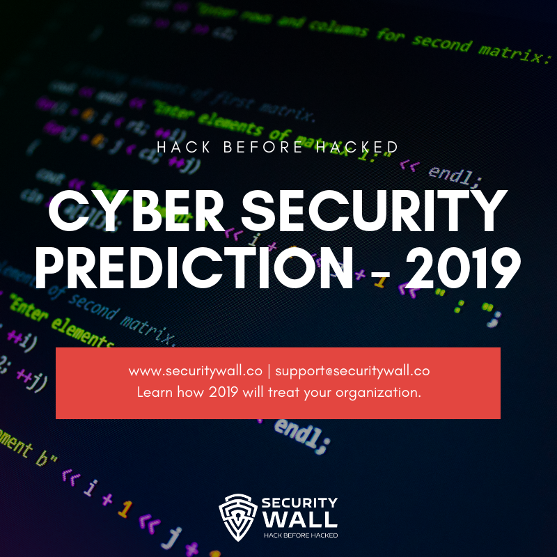 Cyber Security Prediction for 2019 - Threat Intelligence
