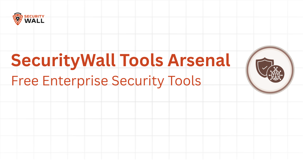Free Security Tools & Utilities | SecurityWall Tools Hub | SecurityWall
